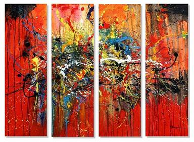 Dafen Oil Painting on canvas abstract -set411